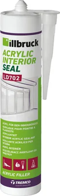 Produktbild von Illbruck LD702 Acrylsilkon Dichtmasse für Fugen (1-Komponenten) 310ml Kartusche weiß