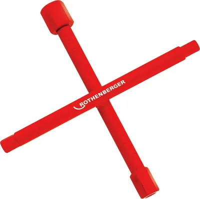 Produktbild von Sanitärkreuzschlüssel 200x200mm m.Multifunktion ROTHENBERGER