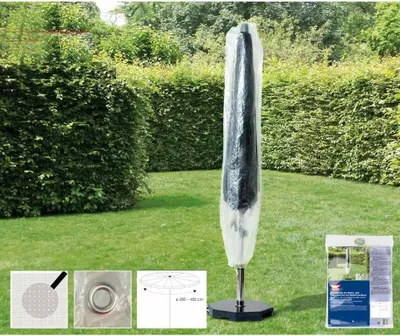 Produktbild von Schutzhülle transparent Gartenschirm,Øca.250-450,ca.51x193