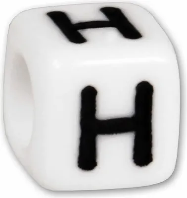 Produktbild von Bead Buchstabe H Beads für Armband KSPPWH