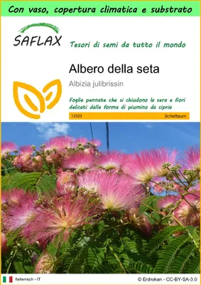Immagine prodotto di SAFLAX Garden to go - Albero della seta - 50 semi - Albizia