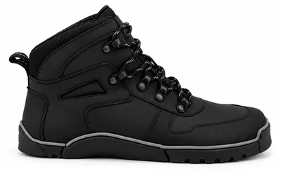Zdjęcie produktu dla Wysokie buty trekkingowe barefoot - SIERRA BLACK 44 EU Czarny