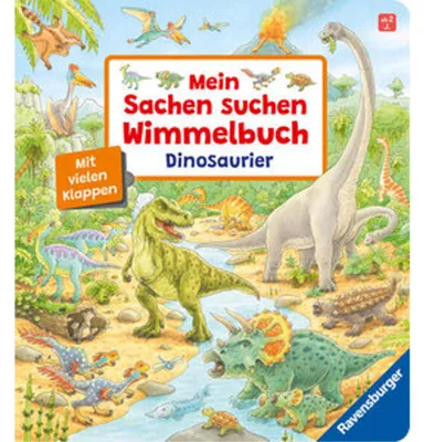 Obrázek produktu pro Mein Sachen suchen Wimmelbuch: Dinosaurier