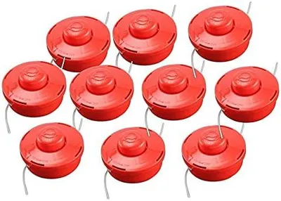 Produktbild von Trintion 10 Stück fadenkopf für motorsense Doppelfadenkopf Fadenspule Rasentrimmer Ersatzspule Nylonfaden M10x1.25 mm