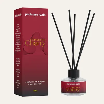 Image de Diffuseur de parfum avec bâtonnets, senteur Cerise Fumée, pour parfumer vos placards