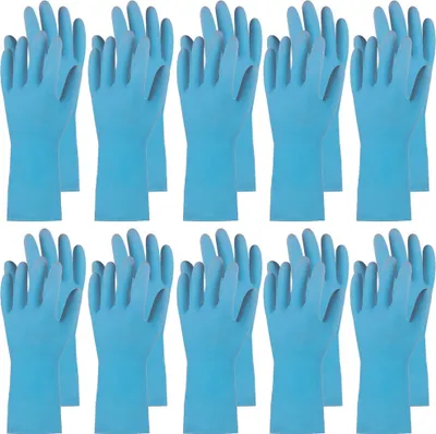 Produktbild von Nitril Handschuhe Haushaltshandschuh 2225 Gr L Pack=10 P