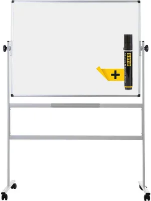 Produktbild von Whiteboard mobil magnetisch lackiert 120x90 cm