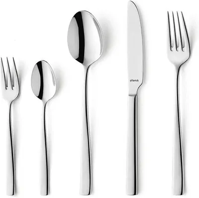 Productafbeelding van Bestekset 60-delig - Tafelbestek set - Dineren voor twaalf - Roestvrij staal 18/10 - 12 personen - Zilver