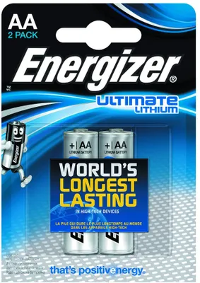 Immagine prodotto di Batteria Energizer Lithium Ultimate -AA L91 Mignon 2 pz.