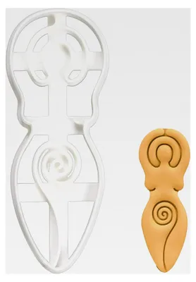 Produktbild von Ausstechform Spiralgöttin, 1 Stück