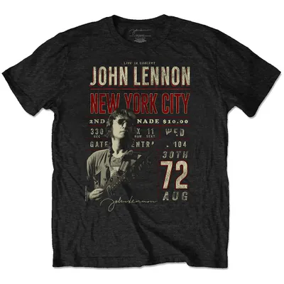 Produktbild von John Lennon New York City '72 Black XL T-Shirt