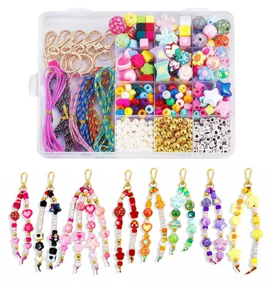 Imagen del producto de Kit de manualidades para llaveros, con 865 piezas