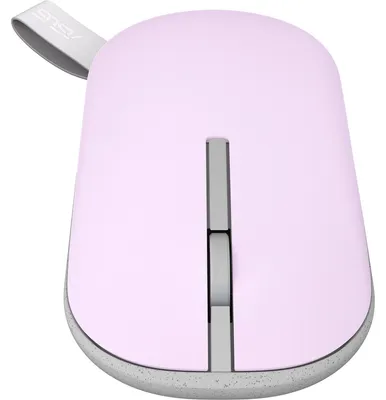 Obrázek produktu pro ASUS Marshmallow MD100, Pro praváky i leváky, Optický, RF bezdrátové + Bluetooth, 1600 DPI, Purpurová