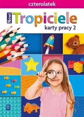 Image de WSiP Nowi Tropiciele. Czterolatek. Karty pracy. Część 2, Edukacyjny, Polski, 64 stron(y)