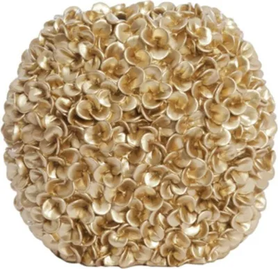 Image de Vase PHYLIA en plastique doré – 31,5x17x28 cm
