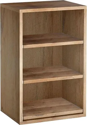 Produktbild von Modul mit 3 Ausziehböden für Kisten (bis 19 cm H), B 45 x T 33 cm, Wildeiche, Holz, Braun