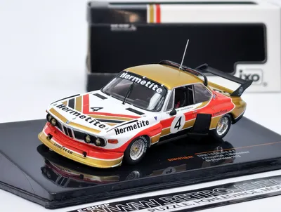 Image de BMW 3.5 CSL #4 J.Fitzpatrick/T.Walkinshaw Silverstone 1976 IXO 1:43