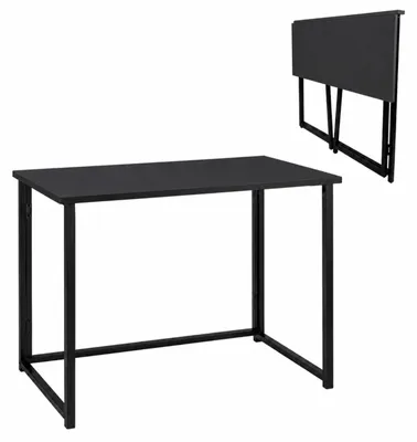 Zdjęcie produktu dla Biurko składane małe proste czarne 80x40x74 VB21Bk Begryf