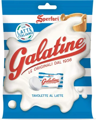Produktbild von Sperlari Galatine Milchbonbons (125g Beutel)