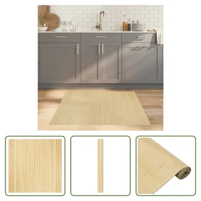 Obrázok produktu pre The Living Store Koberec obdĺžnikový svetlý prírodný 100x100 cm Bamboo