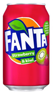 Obrázek produktu pro Fanta Jahoda a kiwi osvěžující perlivá 330ml