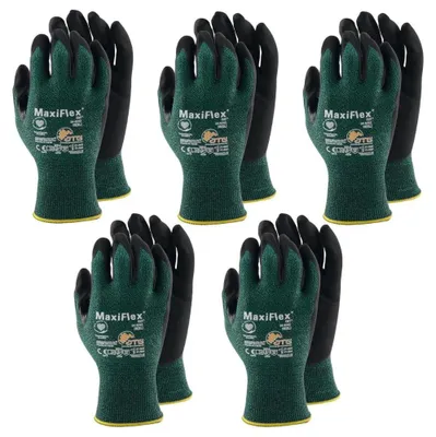Immagine prodotto di Guanti antitaglio ATG Guanti ATG Maxiflex Cut Taglia 9, guanti da lavoro antitaglio L - 5 paia