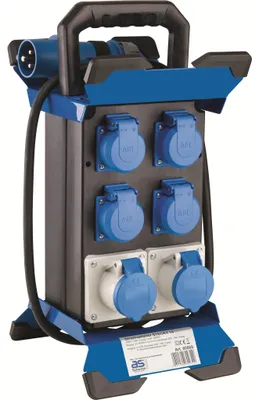 Obrázek produktu pro as-Schwabe Přenosný rozdělovač napájení CEE na 4 Schuko a 2 CEE 230V 16A IP44
