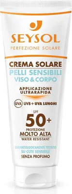 Produktbild von Seysol Sonnencreme LSF 50+ für empfindliche Haut, Gesicht und Körper