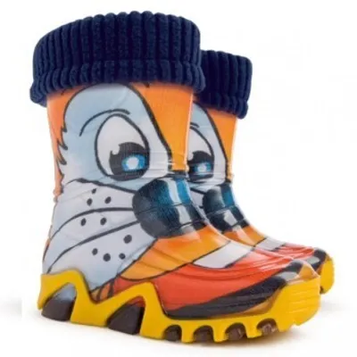 Produktbild von DEMAR Kinder STORMER LUX Jungen Mädchen Thermostiefel Gummistiefel gefüttert Größe: 30/31, Herstellerfarbe: Katze