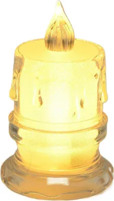 Obrázok produktu pre Dekoratívna LED sviečka 4,5x8 cm Transparentná