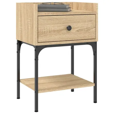 Obrázok produktu pre vidaXL Nočný stolík Sonoma Dub 40,5x31x60 cm odvodený výrobok z dreva