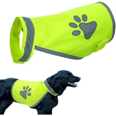 Produktbild von Hundewarnweste Reflektierend Einstellbar Polyester Größe M