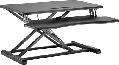 Produktbild von LogiLink Sitz-Steh Workstation für 1 Monitor schwarz höhenverstellbar 110-505 mm