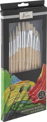 Image de Jeu de pinceaux Grafix 12 pièces