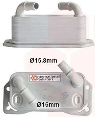 Produktbild von VAN WEZEL 59013712 Ölkühler Motoröl für VOLVO XC60 (156)