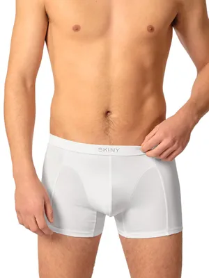 Produktbild von SKINY Herren Baumwolle Fresh 080981 Retroshorts, White, S
