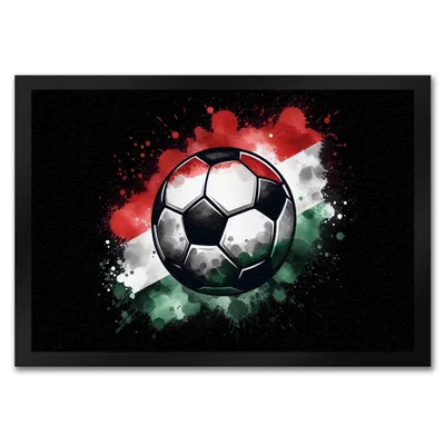 Produktbild von Fußball Ungarn Flagge Fußmatte in 35x50 cm
