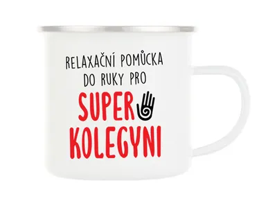 Obrázek produktu pro Plechový hrnek pro super kolegyni