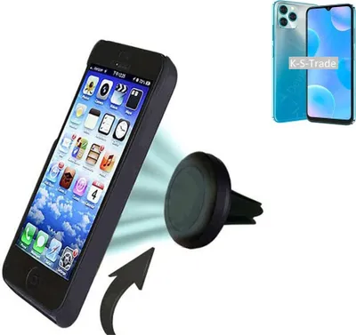 Produktbild von K-S-Trade Kompatibel mit Blackview A95 Auto Handy Halterung KFZ Halter Lüftungsgitterhalterung Air Vent mount Smartphone Halter