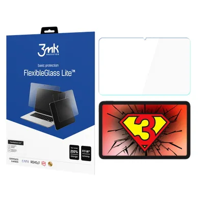 Produktbild von 3mk Display Hybridglas FlexibleGlass Lite für Nokia T20  0,16mm 6H