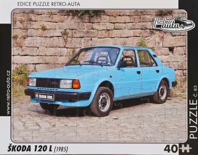 Zdjęcie produktu dla Puzzle nr 83 - ŠKODA 120 L (1985) 40 elementów