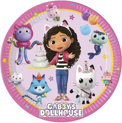 Immagine prodotto di Casa delle bambole Gabby - 20 cm - 8 pezzi