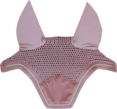 Image de Kentucky Horsewear Bonnet anti-mouches Wellington Velvet Altrosa Full