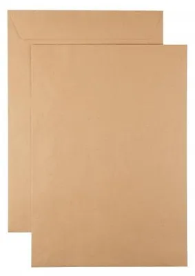 Produktbild von Kaenguruh B4 Versandtasche, 250*353 mm, nassklebend, braun, 120g