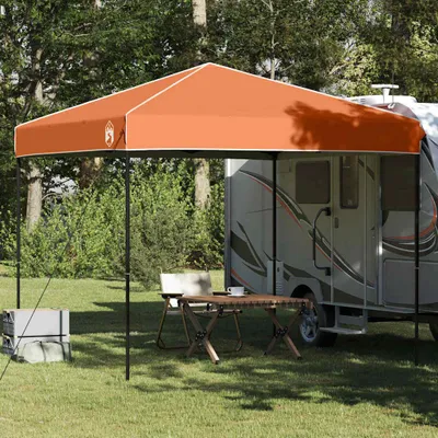 Produktbild von Möbel Pavillon-Zelt Orange 250 x 250 x 227 / 236 / 245 cm Oxford Stoff - Pavillons & Partyzelte 42007379