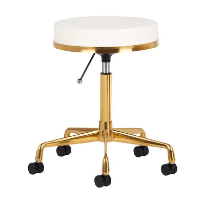 Immagine prodotto di Sgabello cosmetico H4 oro bianco