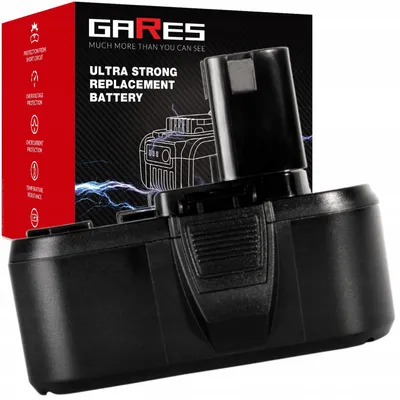 Obrázok produktu pre GARES Akumulátor Batéria pre Ryobi OPT1845 R18HW RWSL18011L OHT1850X | 18 V  | Zosilnená séria High-Performance | Vysoký výkon | Gares
