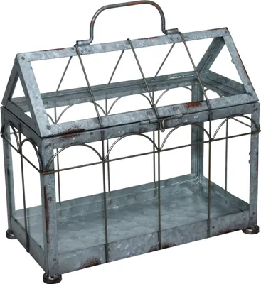 Obrázek produktu pro Dekorativní kovový skleník 26x29 cm