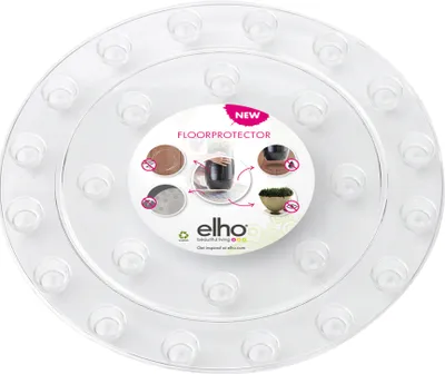 Produktbild von elho floorprotector Rund 12,5cm Blumentopfuntersetzer - transparent