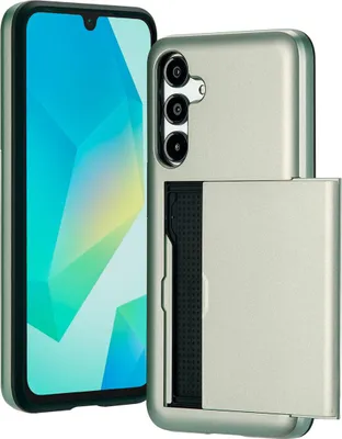 Zdjęcie produktu dla imoshion Backcover z uchwytem na kartę do Samsung Galaxy A16 - Zielony